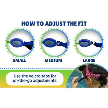 Frogglez Blue Frogz Kids Swimming Goggles | Age 3–10