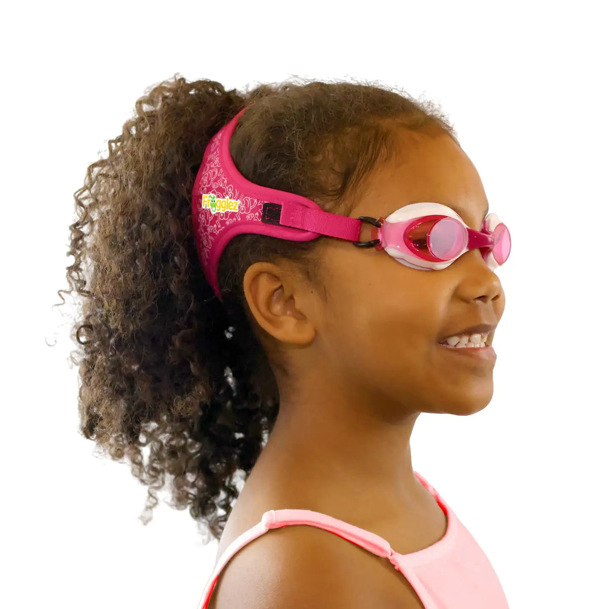 Frogglez Pink Frogz Kids Swimming Goggles | Age 3–10