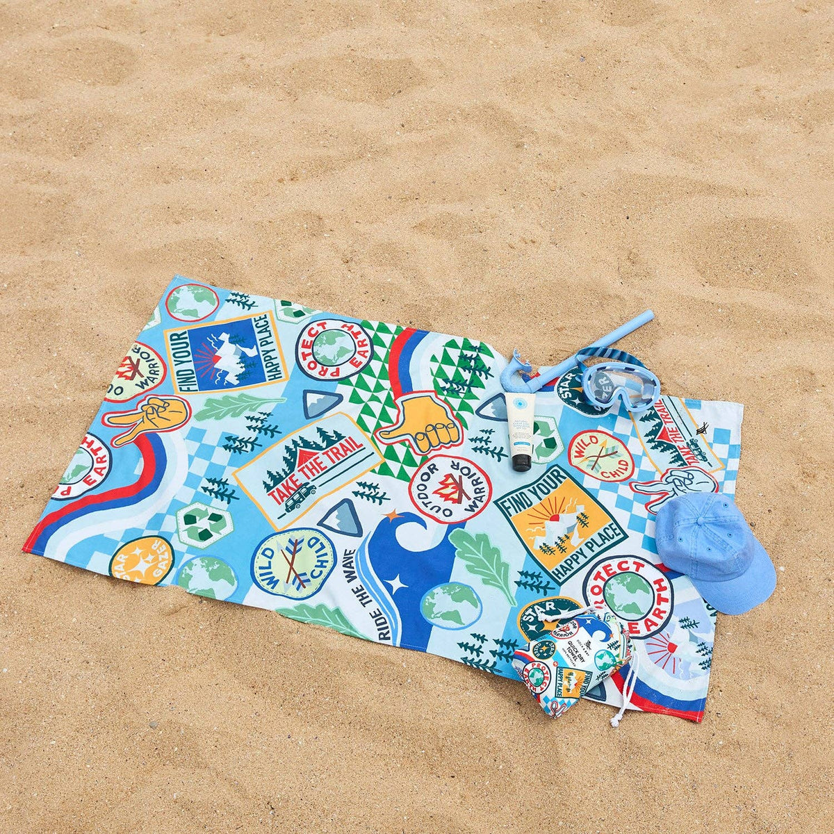 Dock & Bay Kids Beach Towel - Into the Wild