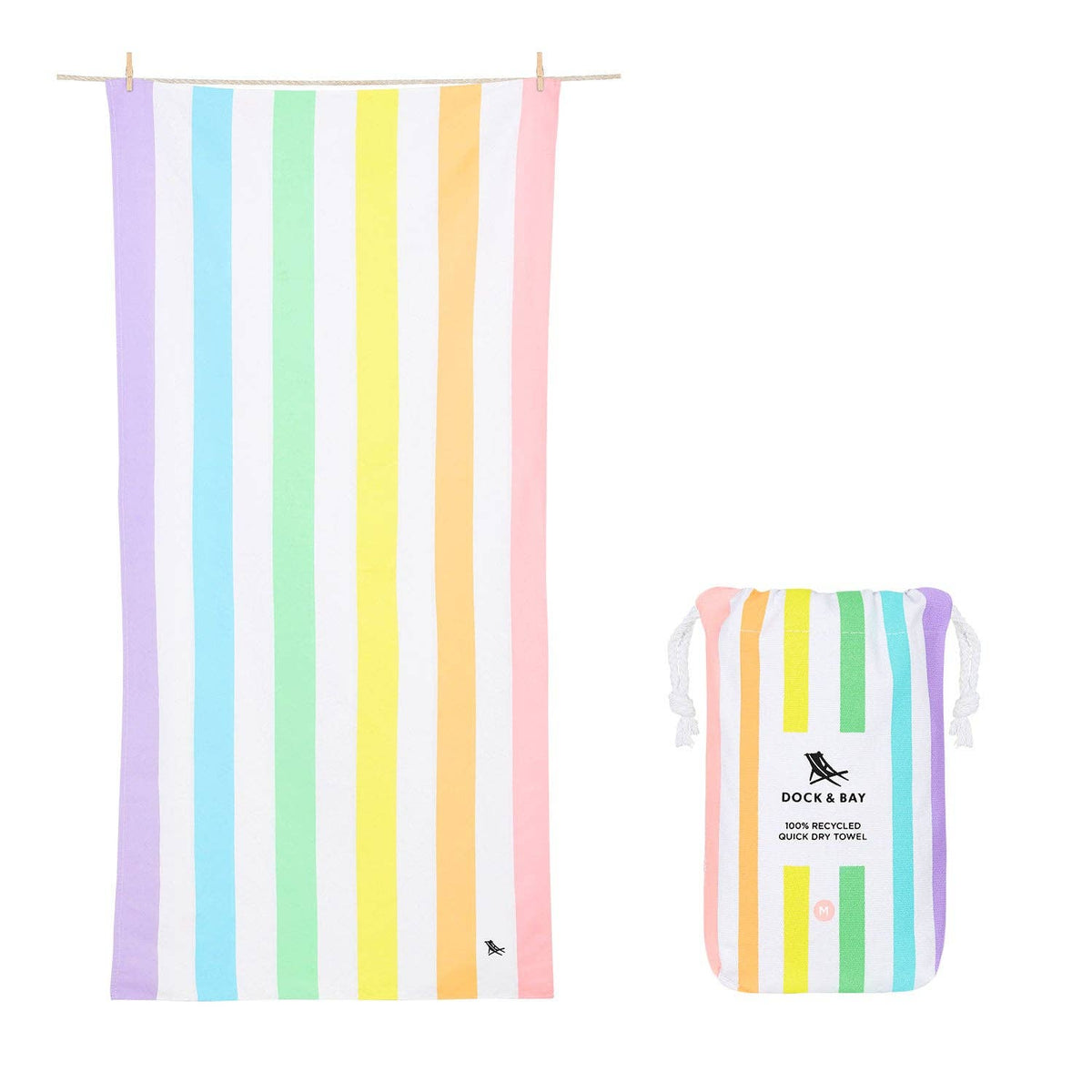 Dock & Bay Quick Dry Towels - Kids - Unicorn Waves