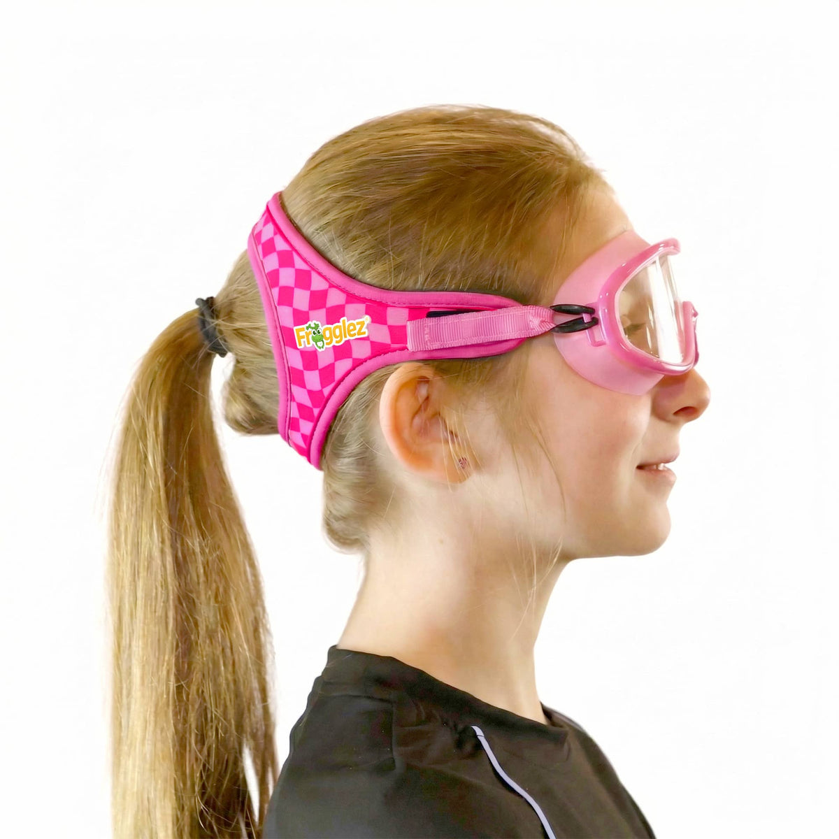 Frogglez Pink Passionz Kids Swimming Goggles & Swim Mask | Age 4–10